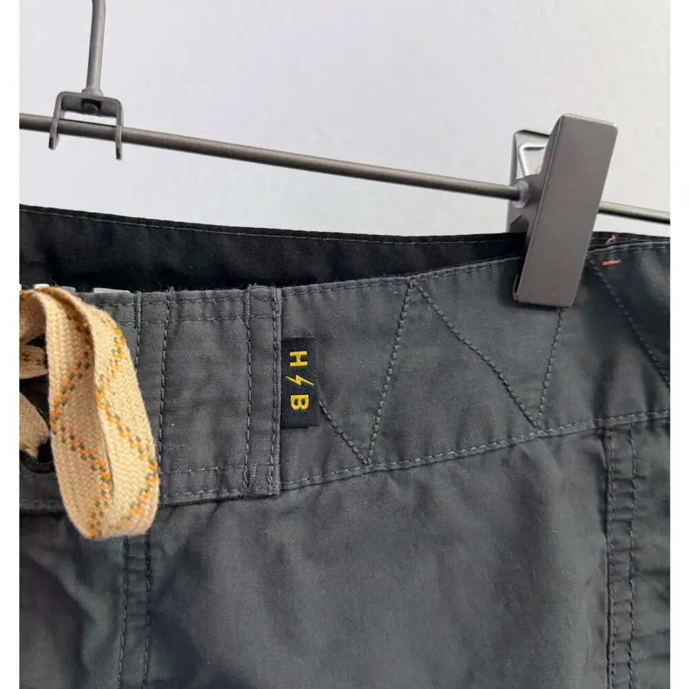 Howler Bros Los Hermanos Board Shorts 30 Grey Mens Beach Rooster Embroidered EUC